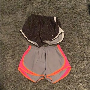 Two pairs of Nike Shorts Small